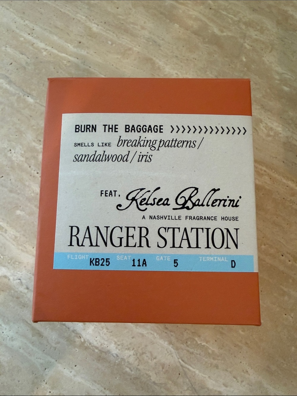 New Ranger Station "Burn The Baggage" Fragrance candle